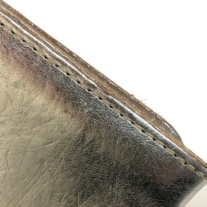 【現状渡し品】【メンズ/レディース】 IL BISONTE イル ビゾンテ CARD CASE SCC004PV0012 カードケース パスケース 名刺入れ カードホルダー 定期入れ レザー 201-250711-rs-04-fur カラー：メタリックシルバー系 万代Net店