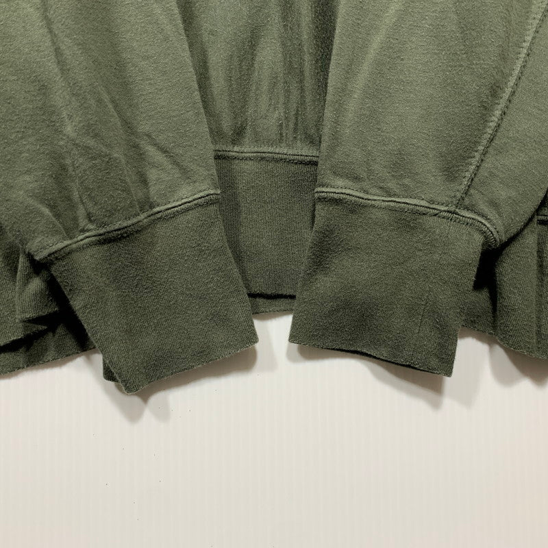 【中古品】【メンズ】 AURALEE オーラリー SUPER HIGH GAUZE SWEAT BIG P/O A20SP01NU スーパー ハイ ゲージ スウェット ビッグ プルオーバー 140-260628-as-19-izu サイズ：3 カラー：グリーン系 万代Net店