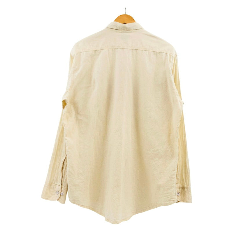 【現状渡し品】【メンズ】 BIGMAC ビッグマック ワークシャツ カジュアルシャツ 長袖 トップス 145-251020-hn-03-fur サイズ：L カラー：クリーム系 万代Net店
