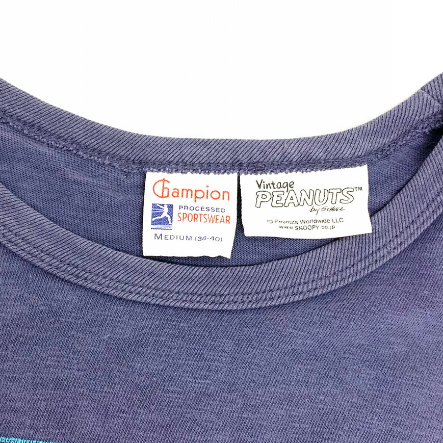 【現状渡し品】【メンズ】 Champion チャンピオン S/S TEE 半袖 Tシャツ トップス アメカジ ヴィンテージ系 146-251211-yu-03-fur サイズ：M カラー：バイオレット系 万代Net店
