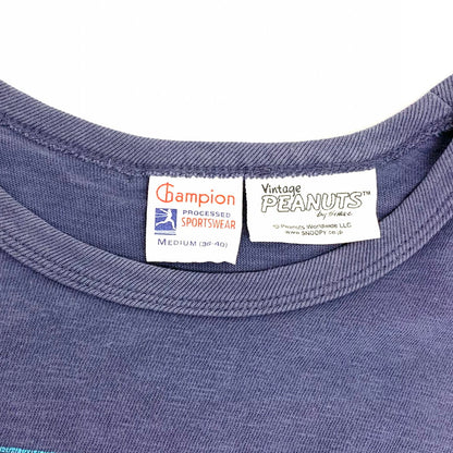 【現状渡し品】【メンズ】 Champion チャンピオン S/S TEE 半袖 Tシャツ トップス アメカジ ヴィンテージ系 146-251211-yu-03-fur サイズ：M カラー：バイオレット系 万代Net店