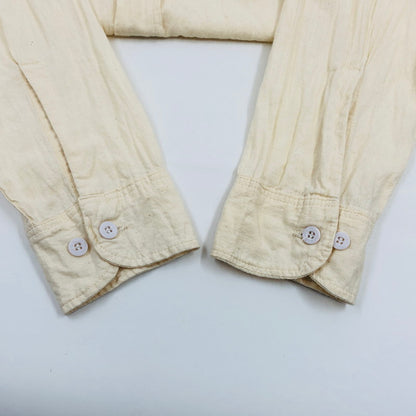 【現状渡し品】【メンズ】 BIGMAC ビッグマック ワークシャツ カジュアルシャツ 長袖 トップス 145-251020-hn-03-fur サイズ：L カラー：クリーム系 万代Net店