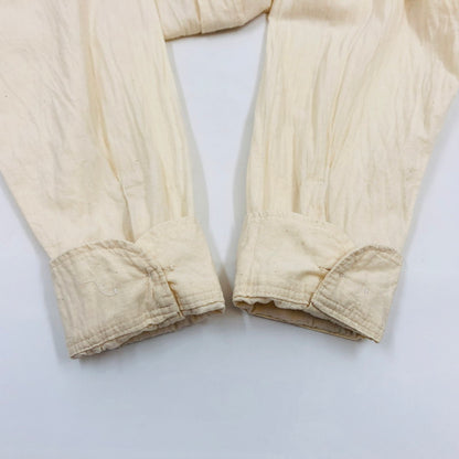 【現状渡し品】【メンズ】 BIGMAC ビッグマック ワークシャツ カジュアルシャツ 長袖 トップス 145-251020-hn-03-fur サイズ：L カラー：クリーム系 万代Net店