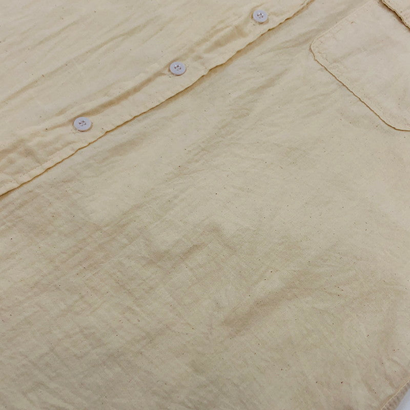 【現状渡し品】【メンズ】 BIGMAC ビッグマック ワークシャツ カジュアルシャツ 長袖 トップス 145-251020-hn-03-fur サイズ：L カラー：クリーム系 万代Net店