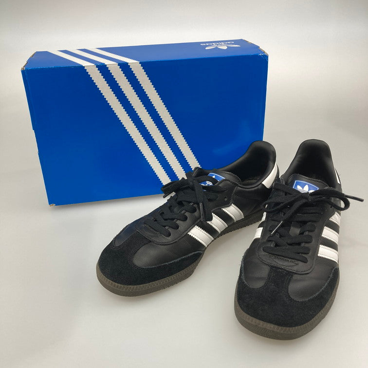 【中古品】【メンズ】 adidas アディダス B75807 SAMBA OG 161-251214-WA-08-iwa サイズ：27.5cm カラー：ブラック ホワイト 万代Net店