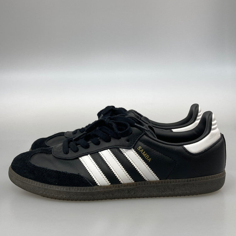 【中古品】【メンズ】 adidas アディダス B75807 SAMBA OG 161-251214-WA-08-iwa サイズ：27.5cm カラー：ブラック ホワイト 万代Net店