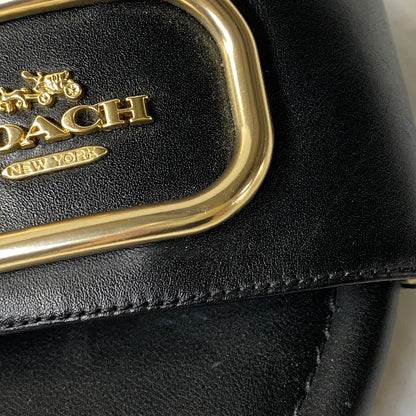 【中古品】【レディース】 COACH コーチ EVY SANDAL エヴィ サンダル シューズ 靴 183-260627-cs-03-izu サイズ：7 カラー：ブラック 万代Net店