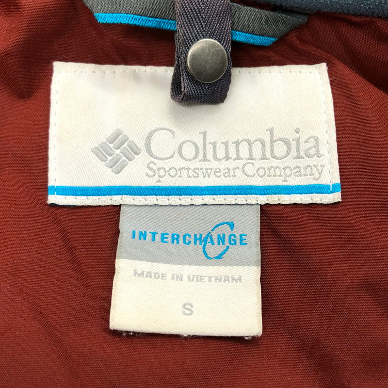 【現状渡し品】【メンズ】 Columbia コロンビア NYLON JACKET WM1053 ナイロンジャケット マウンテンパーカ アウター アウトドア系 144-240325-rs-02-fur サイズ：S カラー：レッドブラウン系 万代Net店