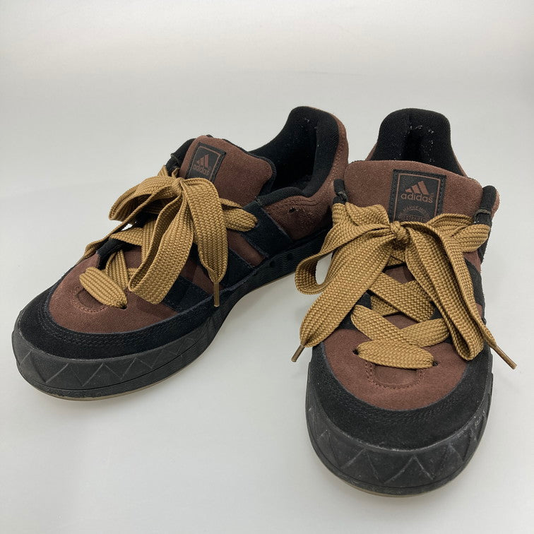 【中古品】【メンズ】 adidas アディダス HQ6903 ADIMATIC スニーカー 本体のみ（箱なし） 161-251214-WA-09-iwa サイズ：27cm カラー：ブラウン ブラック 万代Net店