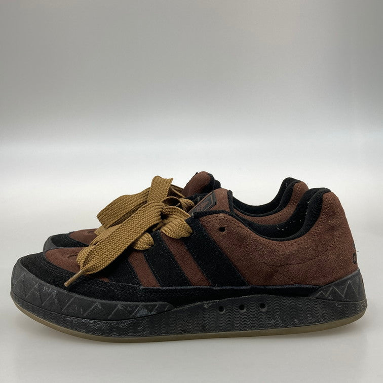 【中古品】【メンズ】 adidas アディダス HQ6903 ADIMATIC スニーカー 本体のみ（箱なし） 161-251214-WA-09-iwa サイズ：27cm カラー：ブラウン ブラック 万代Net店