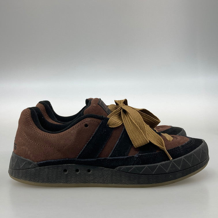 【中古品】【メンズ】 adidas アディダス HQ6903 ADIMATIC スニーカー 本体のみ（箱なし） 161-251214-WA-09-iwa サイズ：27cm カラー：ブラウン ブラック 万代Net店