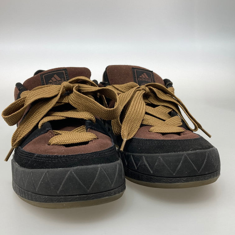 【中古品】【メンズ】 adidas アディダス HQ6903 ADIMATIC スニーカー 本体のみ（箱なし） 161-251214-WA-09-iwa サイズ：27cm カラー：ブラウン ブラック 万代Net店