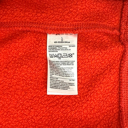 【現状渡し品】【メンズ】 GAP ギャップ トレーナー スウェット トップス ヴィンテージ系 146-251212-yu-02-fur サイズ：L カラー：レッド 万代Net店