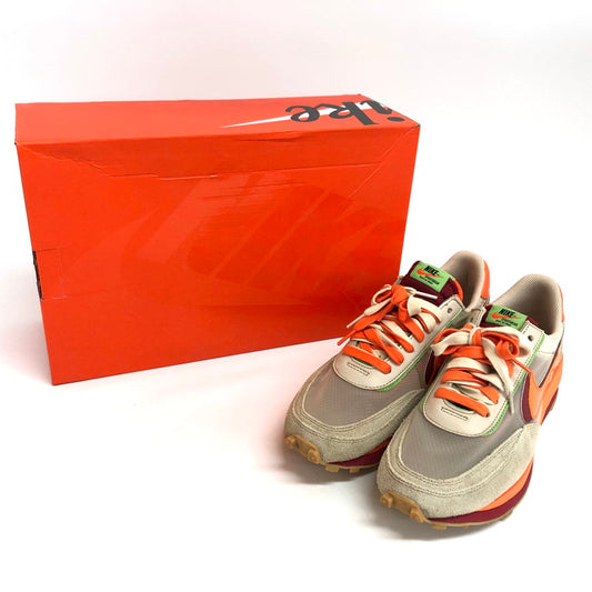 【中古品】【メンズ】 × SACAI × CLOT LD WAFFLE/S/C "ORANGE BLAZE" DH1347-100 LD ワッフル オレンジブレイズ スニーカー シューズ 靴 160-260121-rs-01-fur サイズ：28.5cm US10.5 カラー：オレンジ/ベージュ/レッド 万代Net店