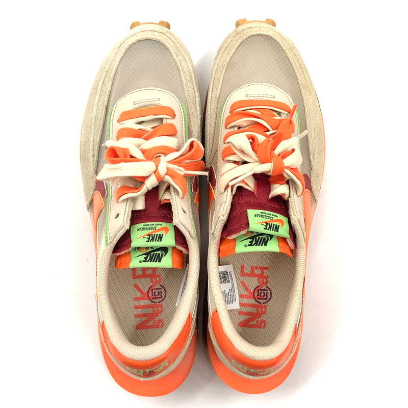 【中古品】【メンズ】 × SACAI × CLOT LD WAFFLE/S/C "ORANGE BLAZE" DH1347-100 LD ワッフル オレンジブレイズ スニーカー シューズ 靴 160-260121-rs-01-fur サイズ：28.5cm US10.5 カラー：オレンジ/ベージュ/レッド 万代Net店