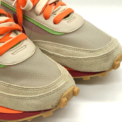 【中古品】【メンズ】 × SACAI × CLOT LD WAFFLE/S/C "ORANGE BLAZE" DH1347-100 LD ワッフル オレンジブレイズ スニーカー シューズ 靴 160-260121-rs-01-fur サイズ：28.5cm US10.5 カラー：オレンジ/ベージュ/レッド 万代Net店