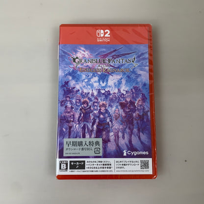 【未使用品】 Switch2ソフト GRANBLUE FANTASY: Relink - Endless Ragnarok グランブルーファンタジー CERO:B 029-260709-AS-1-min 万代Net店