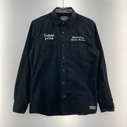 【中古品】【メンズ】 Dickies ディッキーズ ワークシャツ 147-260324-WA-03-iwa サイズ：M カラー：ブラック 万代Net店
