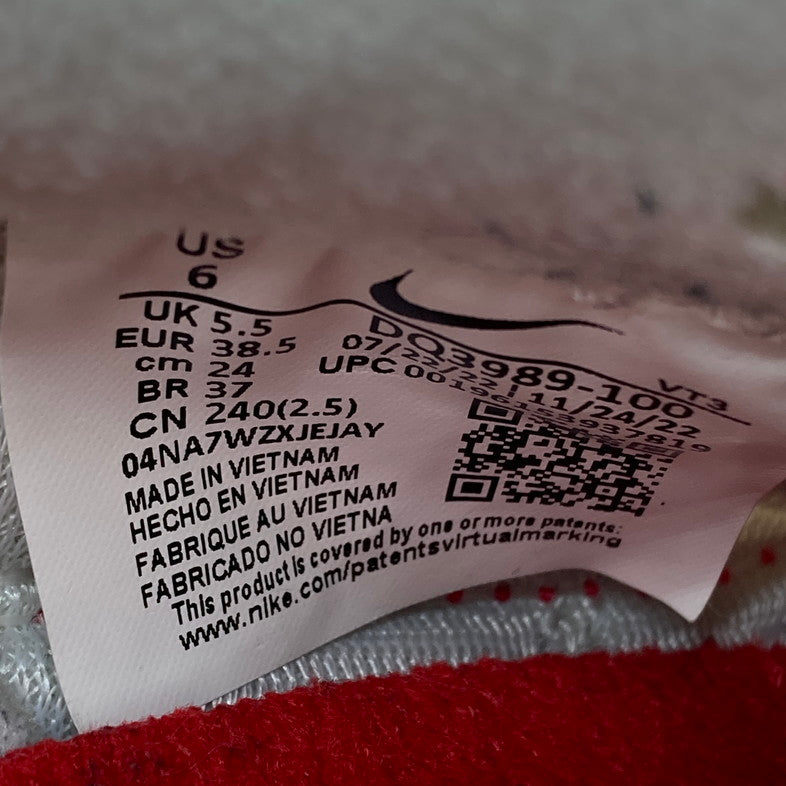 【中古品】【メンズ/レディース】 NIKE ナイキ DQ3989-100 AIR MAX 1 ’86 OG BIG BUBBLE RED 靴 スニーカー 160-250901-NS-03-iwa サイズ：24cm カラー：ホワイト レッド 万代Net店