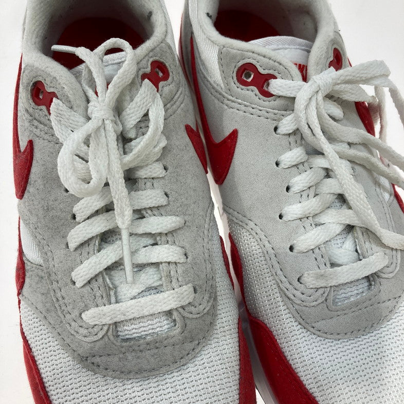 【中古品】【メンズ/レディース】 NIKE ナイキ DQ3989-100 AIR MAX 1 ’86 OG BIG BUBBLE RED 靴 スニーカー 160-250901-NS-03-iwa サイズ：24cm カラー：ホワイト レッド 万代Net店
