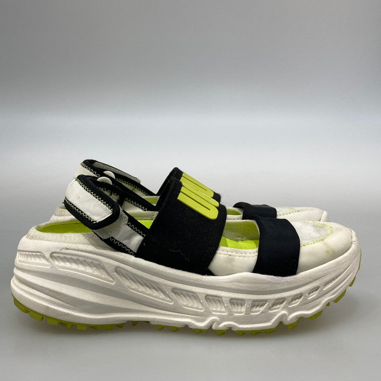 【中古品】【レディース】 UGG アグ SLINGBACK RUNNER サンダル 165-251215-WA-01-iwa サイズ：24cm カラー：ホワイト ブラック イエロー 万代Net店