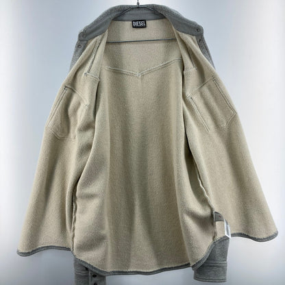 【中古品】【メンズ】 DIESEL ディーゼル A06265 スウェットシャツジャケット 147-260324-WA-04-iwa サイズ：L カラー：グレー 万代Net店
