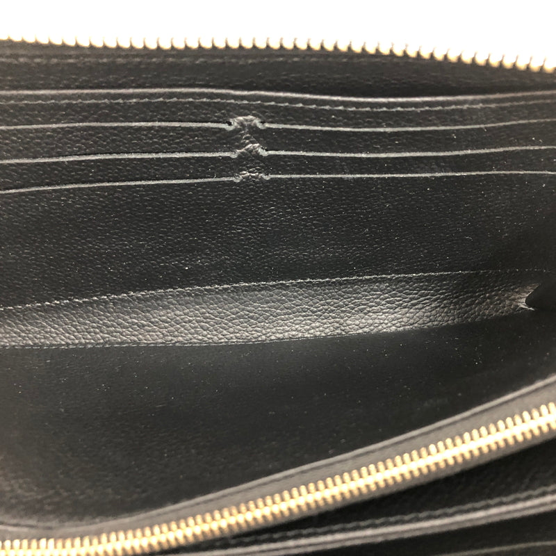 【中古品】【レディース】 LOUIS VUITTON ルイ・ヴィトン M61864 モノグラム・アンプラント ジッピー・ウォレット 長財布 179-260907-rs-02-fur カラー：ノワール(ブラック) 万代Net店