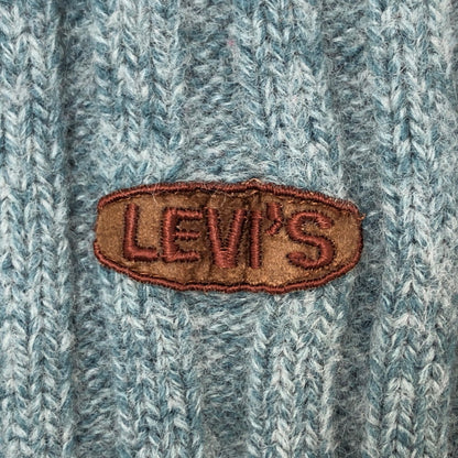 【中古品】【メンズ】 Levi's リーバイス ケーブル編み ニット セーター 長袖 トップス 145-251021-rs-04-fur サイズ：XL カラー：ブルー系 万代Net店