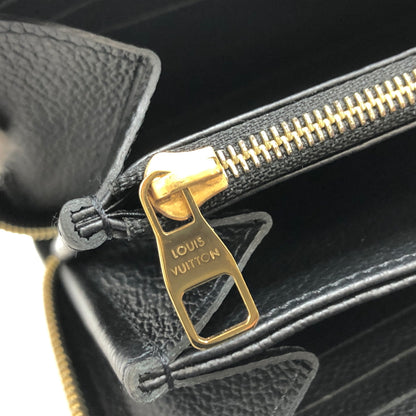 【中古品】【レディース】 LOUIS VUITTON ルイ・ヴィトン M61864 モノグラム・アンプラント ジッピー・ウォレット 長財布 179-260907-rs-02-fur カラー：ノワール(ブラック) 万代Net店
