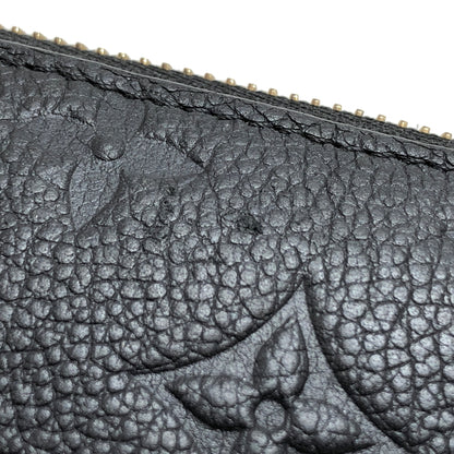 【中古品】【レディース】 LOUIS VUITTON ルイ・ヴィトン M61864 モノグラム・アンプラント ジッピー・ウォレット 長財布 179-260907-rs-02-fur カラー：ノワール(ブラック) 万代Net店