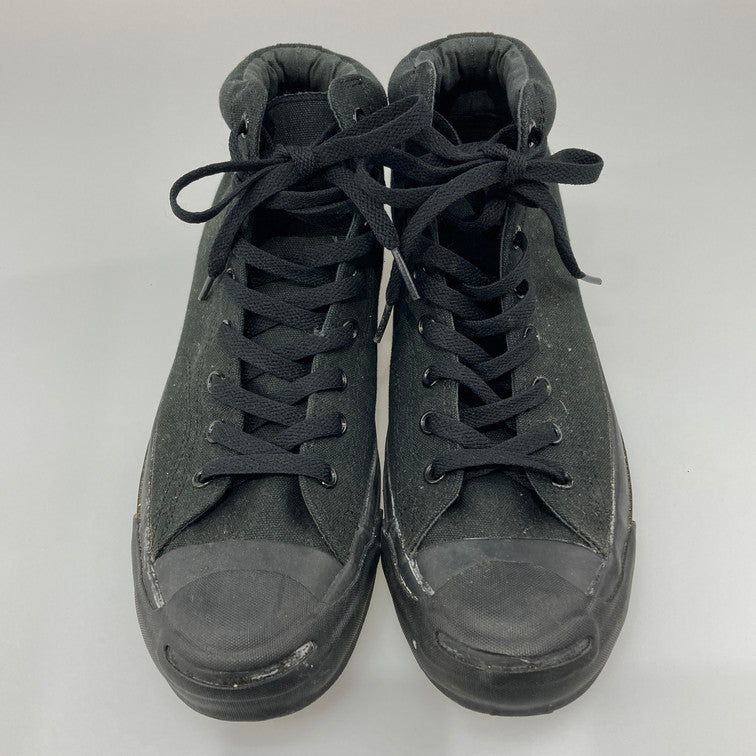 【中古品】【メンズ】 CONVERSE コンバース 1C833 ジャックパーセル ミッド スニーカー 本体のみ（箱なし） 162-251215-WA-02-iwa サイズ：27cm カラー：ブラック 万代Net店