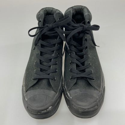 【中古品】【メンズ】 CONVERSE コンバース 1C833 ジャックパーセル ミッド スニーカー 本体のみ（箱なし） 162-251215-WA-02-iwa サイズ：27cm カラー：ブラック 万代Net店