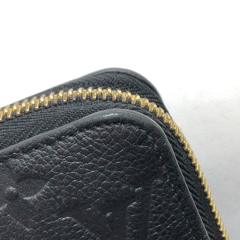 【中古品】【レディース】 LOUIS VUITTON ルイ・ヴィトン M61864 モノグラム・アンプラント ジッピー・ウォレット 長財布 179-260907-rs-02-fur カラー：ノワール(ブラック) 万代Net店