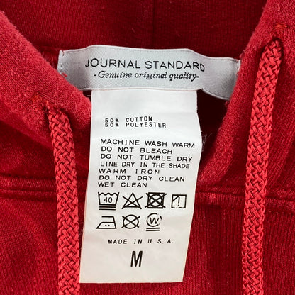 【中古品】【メンズ】 JOURNAL STANDARD ジャーナルスタンダード パーカー 147-260324-WA-05-iwa サイズ：M カラー：レッド 万代Net店