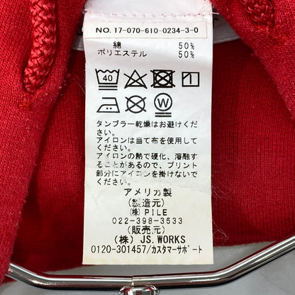 【中古品】【メンズ】 JOURNAL STANDARD ジャーナルスタンダード パーカー 147-260324-WA-05-iwa サイズ：M カラー：レッド 万代Net店