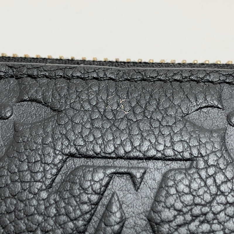 【中古品】【レディース】 LOUIS VUITTON ルイ・ヴィトン M61864 モノグラム・アンプラント ジッピー・ウォレット 長財布 179-260907-rs-02-fur カラー：ノワール(ブラック) 万代Net店