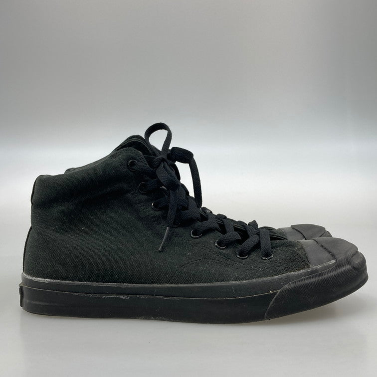 【中古品】【メンズ】 CONVERSE コンバース 1C833 ジャックパーセル ミッド スニーカー 本体のみ（箱なし） 162-251215-WA-02-iwa サイズ：27cm カラー：ブラック 万代Net店
