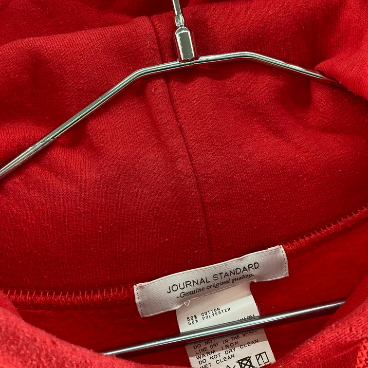 【中古品】【メンズ】 JOURNAL STANDARD ジャーナルスタンダード パーカー 147-260324-WA-05-iwa サイズ：M カラー：レッド 万代Net店