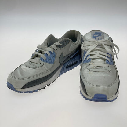 【中古品】【レディース】 NIKE ナイキ FB8570-100 WMNS AIR MAX 90 WHITE GRAY BLUE 靴 スニーカー 箱無し 160-250903-NS-03-iwa サイズ：28cm カラー：WHITE/WOLF GREY-PHOTON DUST 万代Net店