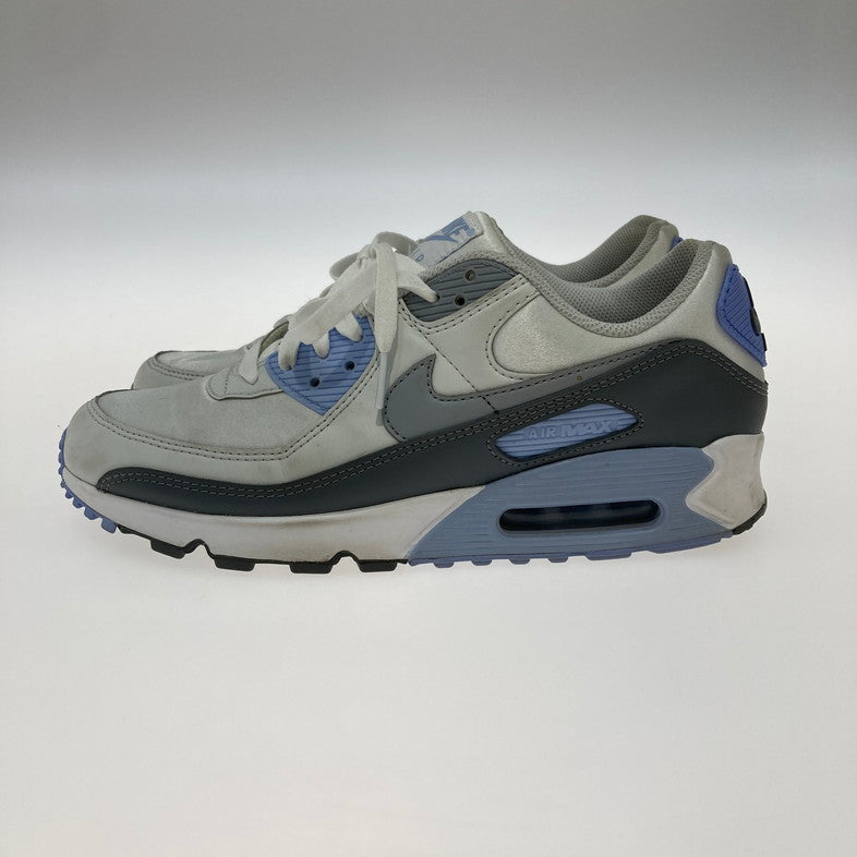【中古品】【レディース】 NIKE ナイキ FB8570-100 WMNS AIR MAX 90 WHITE GRAY BLUE 靴 スニーカー 箱無し 160-250903-NS-03-iwa サイズ：28cm カラー：WHITE/WOLF GREY-PHOTON DUST 万代Net店