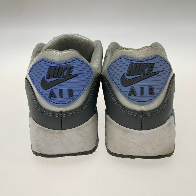【中古品】【レディース】 NIKE ナイキ FB8570-100 WMNS AIR MAX 90 WHITE GRAY BLUE 靴 スニーカー 箱無し 160-250903-NS-03-iwa サイズ：28cm カラー：WHITE/WOLF GREY-PHOTON DUST 万代Net店