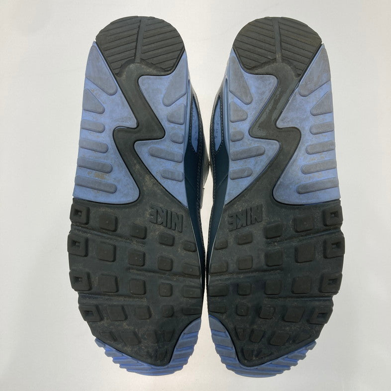 【中古品】【レディース】 NIKE ナイキ FB8570-100 WMNS AIR MAX 90 WHITE GRAY BLUE 靴 スニーカー 箱無し 160-250903-NS-03-iwa サイズ：28cm カラー：WHITE/WOLF GREY-PHOTON DUST 万代Net店