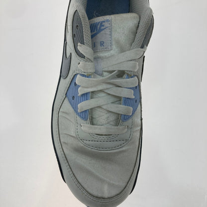 【中古品】【レディース】 NIKE ナイキ FB8570-100 WMNS AIR MAX 90 WHITE GRAY BLUE 靴 スニーカー 箱無し 160-250903-NS-03-iwa サイズ：28cm カラー：WHITE/WOLF GREY-PHOTON DUST 万代Net店