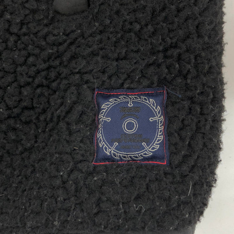 【ジャンク品】【メンズ】 M&M エムアンドエム SHEEPBORE FLEECE STAND JACKET ボアジャケット アウター ストリート系 142-251021-rs-07-fur サイズ：XL カラー：ブラック 万代Net店