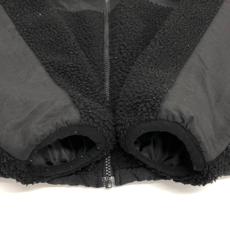 【ジャンク品】【メンズ】 M&M エムアンドエム SHEEPBORE FLEECE STAND JACKET ボアジャケット アウター ストリート系 142-251021-rs-07-fur サイズ：XL カラー：ブラック 万代Net店