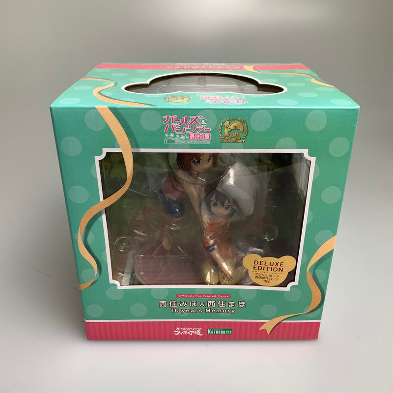 【中古美品】 コトブキヤ ガールズ＆パンツァー 劇場版 西住みほ＆西住まほ 10 years Memory DX版 塗装済み 完成品 フィギュア 053-260914-hu-03-min 万代Net店
