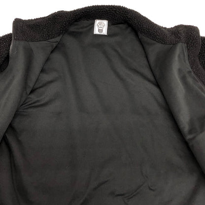 【ジャンク品】【メンズ】 M&M エムアンドエム SHEEPBORE FLEECE STAND JACKET ボアジャケット アウター ストリート系 142-251021-rs-07-fur サイズ：XL カラー：ブラック 万代Net店