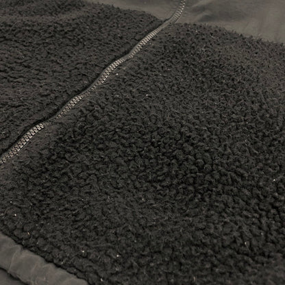 【ジャンク品】【メンズ】 M&M エムアンドエム SHEEPBORE FLEECE STAND JACKET ボアジャケット アウター ストリート系 142-251021-rs-07-fur サイズ：XL カラー：ブラック 万代Net店