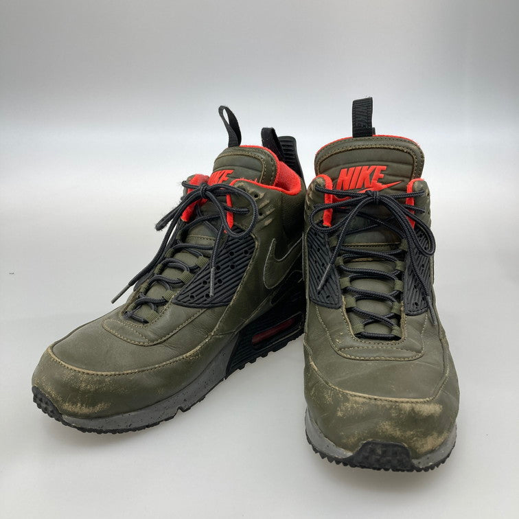 【現状渡し品】【メンズ】 NIKE ナイキ 684714-300 AIR MAX 90 SNEAKERBOOT WNTR スニーカー 本体のみ（箱なし） 160-251215-WA-05-iwa サイズ：26.5cm カラー：DARK LODEN/BLACK-BRGHT CRIMSON 万代Net店