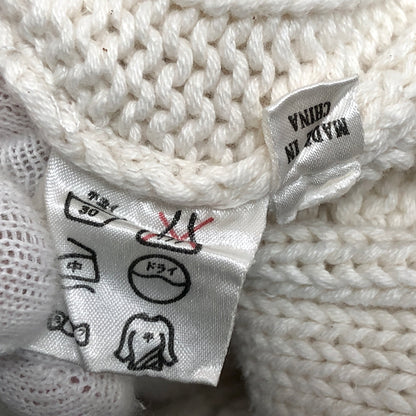 【現状渡し品】【メンズ】 OFF LIMITS 90S FISHERMAN KNIT 34-88126 フィッシャーマンズニット アランセーター 長袖 トップス 古着 ヴィンテージ 146-260907-rs-04-fur サイズ：Free カラー：オフホワイト 万代Net店